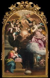 Güney Transept, Müjde Sunağı, Giovanni Battista Trotti tarafından Il Malosso 1594 olarak bilinen Altarpiece by Giovanni Battista Trotti