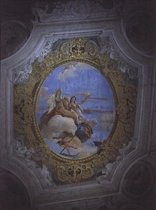 Zaman ve Gerçeğin Alegorisi (tavan resmi) by Giovanni Battista Tiepolo
