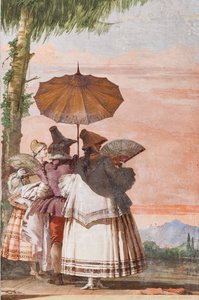 Misafir Pansiyonları, Sahte Gotik Mimarilerin Odası: "Bir Yaz Yürüyüşü" by Giovanni Battista Tiepolo