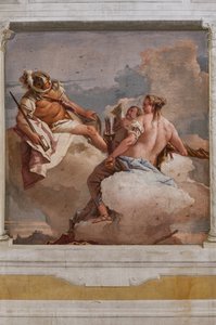 Misafir Konaklamaları, Olimpos Odası: "Mars, Venüs ve Eros" by Giovanni Battista Tiepolo