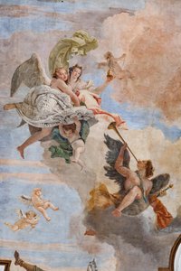 Zekanın Işığı Cehalet Karanlığını yener (detay) by Giovanni Battista Tiepolo