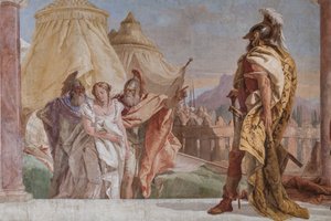 Eurybates ve Talthybius, Briseis'i Agamemnon'a götürüyor (detay)