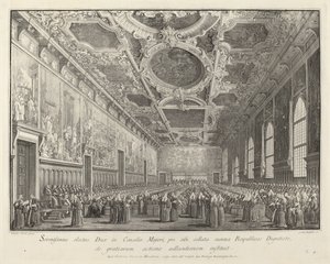 Doge Dönüyor Teşekkürler, Sala del Consiglio Maggior, 17631766.