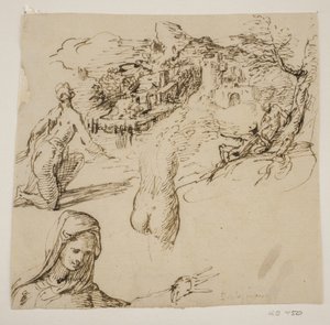 Uyuyan savaşçı by Giovanni Battista Caracciolo
