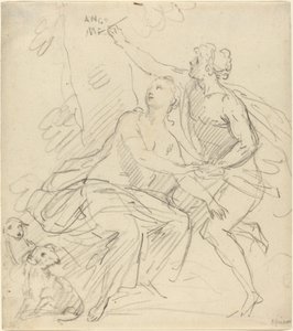 Angelica ve Medoro by Giovanni Battista Cipriani