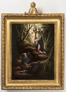 Bahçedeki Acı, c.1595 (bakır üzerine yağlı boya) by Giovanni Battista Cremonini
