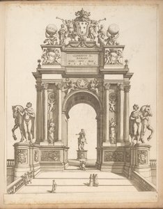 Papa Clement X onuruna Zafer Takı by Giovanni Battista Falda