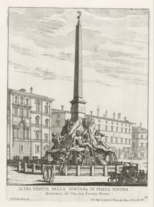 Vierstromenfontein op Piazza Navona te Roma Piazza Navona