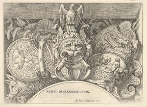 Levha 4: İkinci kattaki pencerelerin üzerindeki süslemelerden Roma arması kupaları ..., 1656-58.