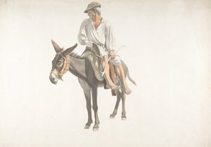 Eşek Üzerinde Köylü, yak. 1783-87.