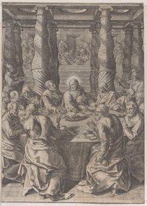 Son Akşam Yemeği, ca. 1580. by Giovanni Battista Mazza