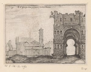 Velabro en de Boog van Janus te Roma
