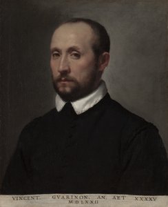Vincenzo Guarignoni'nin portresi, c. 1572. by Giovanni Battista Moroni