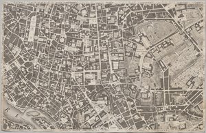 La Pianta Grande di Roma olarak bilinen MDCCXLVII yılında Giambattista Nolli tarafından gün ışığına çıkarılan yeni Roma haritası