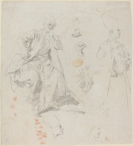 Halife Aladin ve Danışmanları by Giovanni Battista Piazzetta