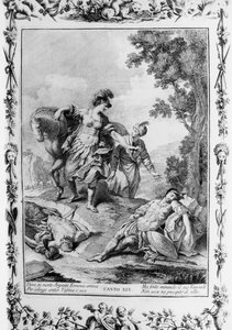 Erminia yaralı Tancredi
