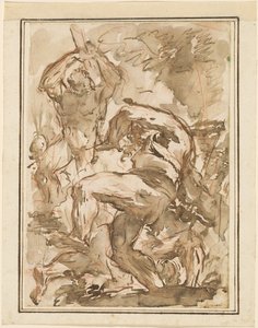 Çıplak Erkeklerin Savaşı by Giovanni Battista Piranesi