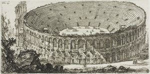 Verona Amfitiyatrosu, Zafer Kemerleri ve diğer anıtların Bazı Görünümlerinden plaka 25 by Giovanni Battista Piranesi