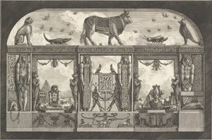 Antik Mısır süsü, 1769. by Giovanni Battista Piranesi