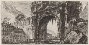 Augustus tarafından yapılan Rimino Kemeri by Giovanni Battista Piranesi