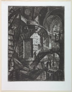 Carceri Serisi, Plaka III by Giovanni Battista Piranesi