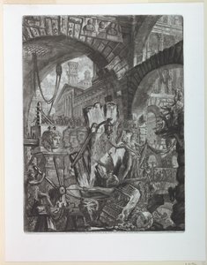 Seri Plaka II cezaevleri by Giovanni Battista Piranesi