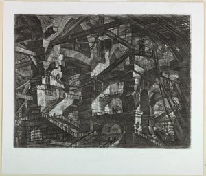 Carceri Serisi, Plaka XIV by Giovanni Battista Piranesi