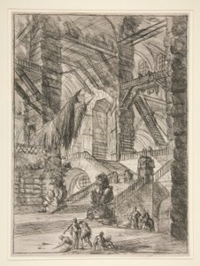 Carceri, VIII: Ödüllü Merdiven by Giovanni Battista Piranesi