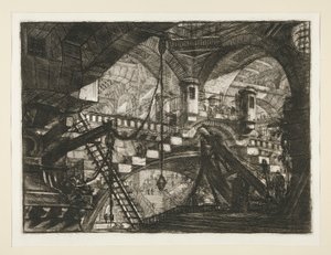 Carceri, XI: Kabuk Süslü Kemer by Giovanni Battista Piranesi