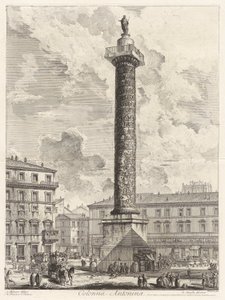 Colonna Antonina (Marcus Aurelius Sütunu), Vedute di Roma