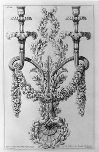 Süslemeler. Giovanni Piranesi (Piranese olarak bilinir) (1720-1778) tarafından çizim. by Giovanni Battista Piranesi