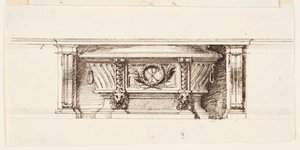 Altar Mensa için Tasarım by Giovanni Battista Piranesi