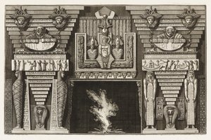 Yolları Farklı Süsleme Biçimlerinden Etrüsk Bacalığı by Giovanni Battista Piranesi
