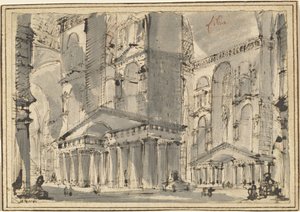 Eski Bir Hamamın Fantazisi by Giovanni Battista Piranesi