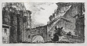 Augustus Forumu by Giovanni Battista Piranesi