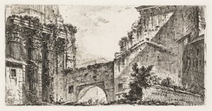 Augustus Forumu, Zafer Kemerlerinin Bazı Görünümlerinden ve diğer anıtlardan plaka 15 by Giovanni Battista Piranesi