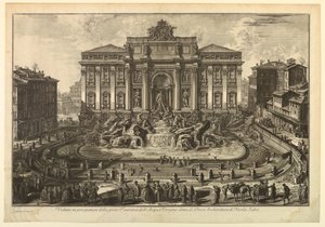 Trevi Çeşmesi by Giovanni-Battista Piranesi