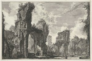 Gezichten op Roma, de Campagna, vb. (122 kanat) Sisto Harabeleri veya Antoninus Hamamı