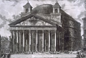 Agrippa Pantheon, Roma (gravür)