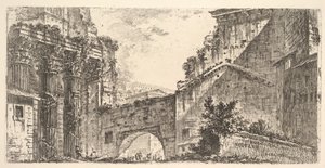 Levha 15: Augustus Forumu Augustus Forumu, yakl. 1748. by Giovanni Battista Piranesi