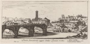 Ponte Senatorio bugün Ponte Rotto