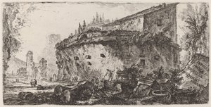 Scipio ailesinin mezarı by Giovanni Battista Piranesi