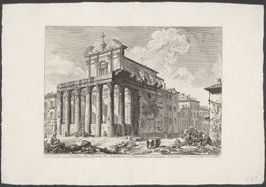 Tempel van Antoninus ve Faustina te Roma Campo Vaccino