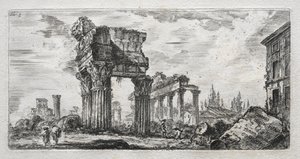 Jüpiter Thunder Tapınağı by Giovanni Battista Piranesi