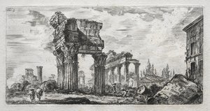 Jüpiter Thunder Tapınağı. by Giovanni Battista Piranesi