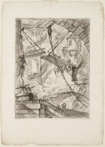 Asma Köprü, Hayali Hapishanelerden 7. plaka by Giovanni Battista Piranesi