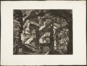 Gotik Kemer, Hayali Hapishanelerden 14 numaralı levha by Giovanni Battista Piranesi