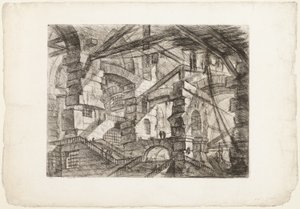 Gotik Kemer, Hayali Hapishanelerden 14 numaralı levha by Giovanni Battista Piranesi