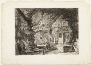 Zincirli İskele, Hayali Hapishanelerden 16. levha by Giovanni Battista Piranesi