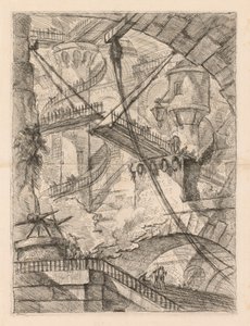 Hapishaneler: Asma Köprülü Muazzam Bir İç Mekan by Giovanni Battista Piranesi
